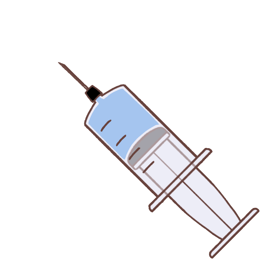 Animated illustration of syringe | UGOKAWA