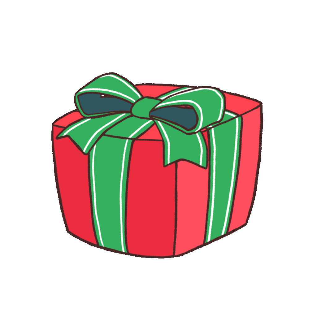Animated Illustration Of A Gift UGOKAWA