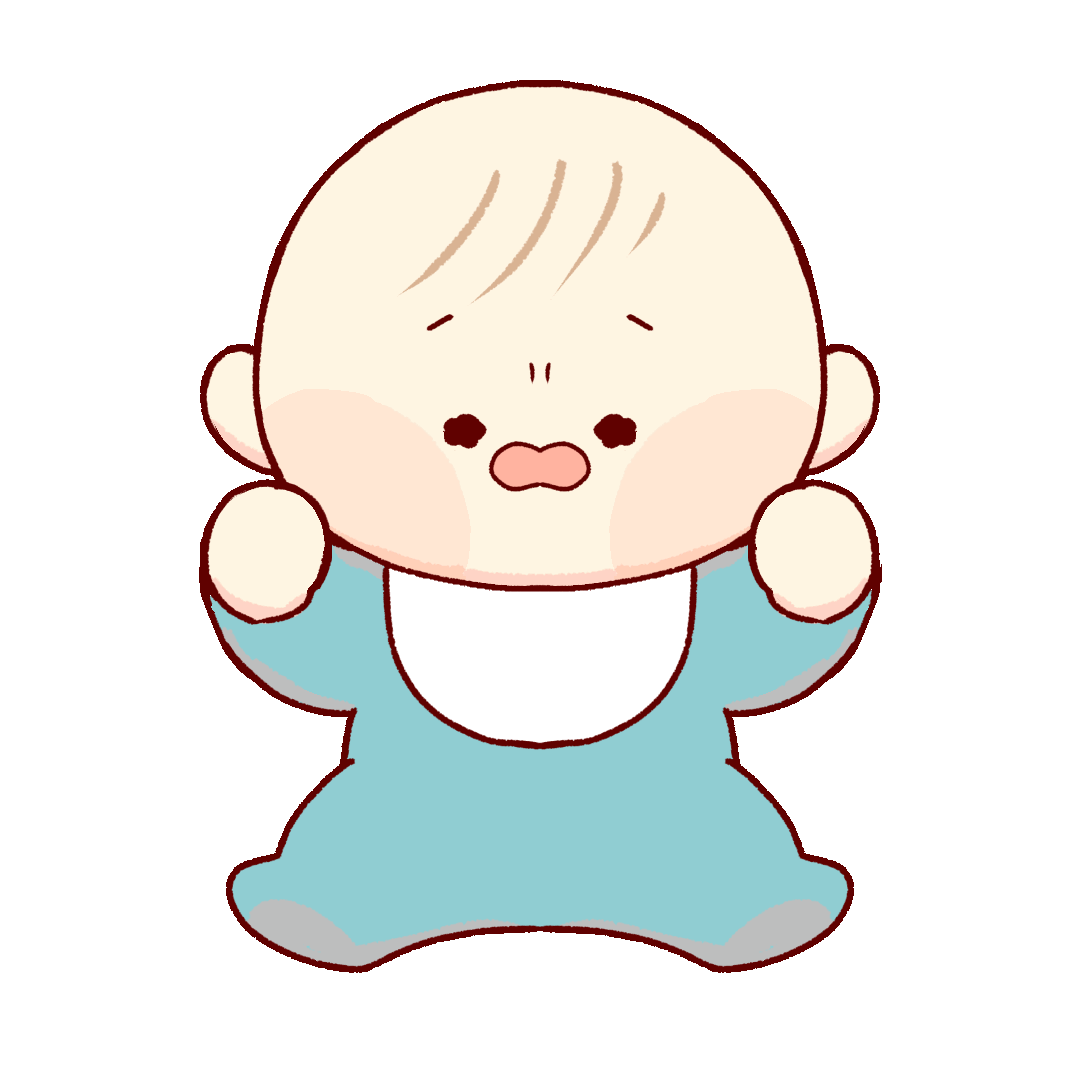 Animated Illustration Of A Crying Baby UGOKAWA