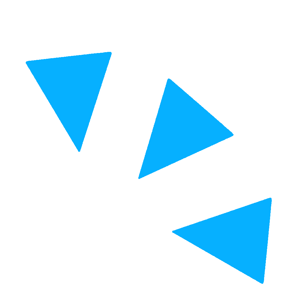 Animated illustration of a triangle symbol used for emphasis